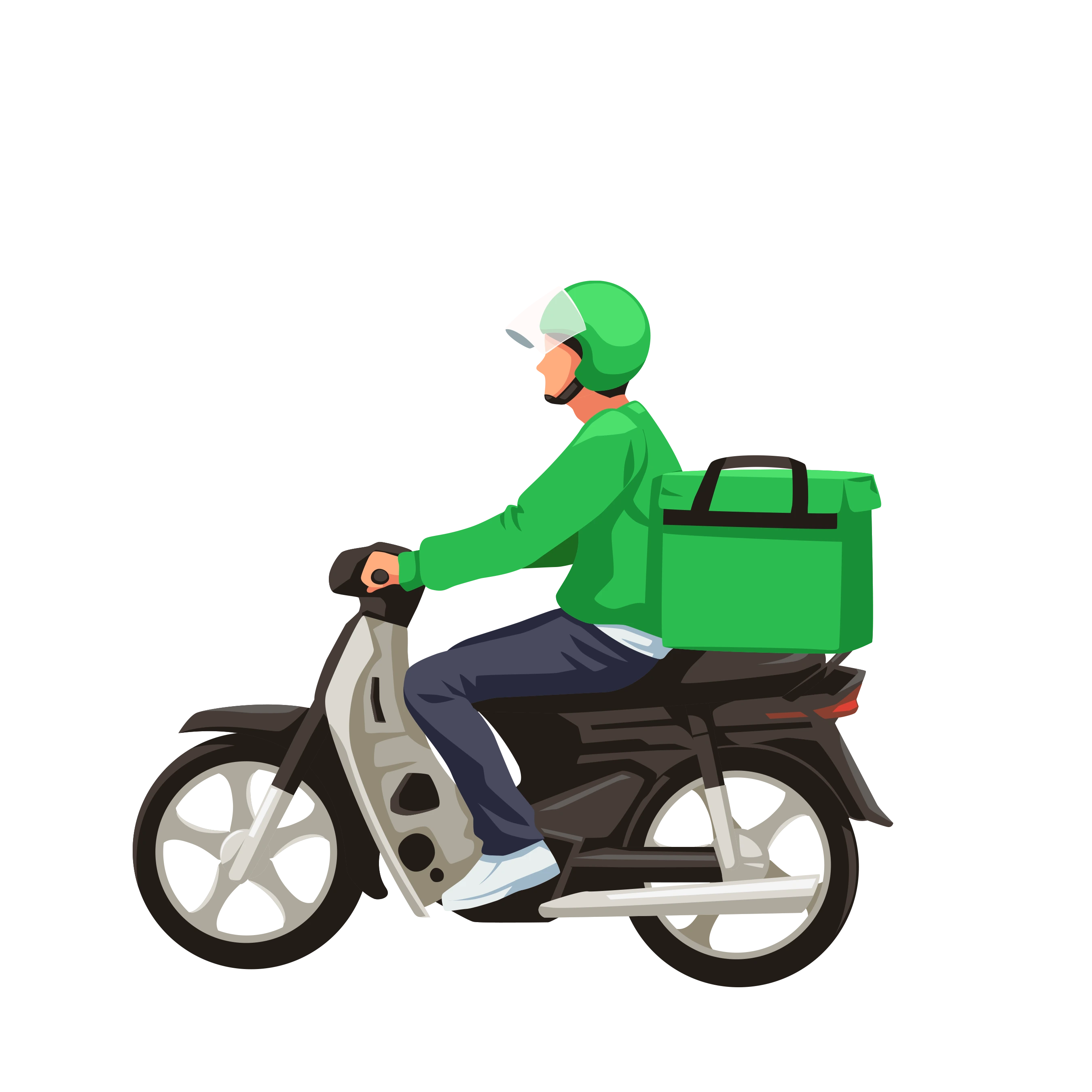 Rider is dispatched